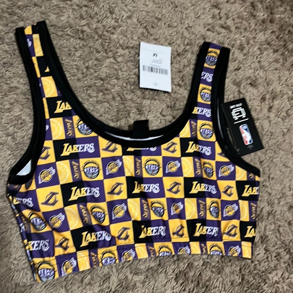 Lakers sports bra